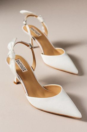 Badgley Mischka Yuan Bow Slingback Pumps