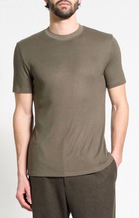 Theory Mens Sarior Tee In Anemone Milano Tarmac