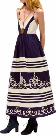 Carolina K Amelia Dress In Navy