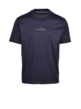 Paul & Shark Cotton T-Shirt With Classic Crew Neckline And Subtle Branding