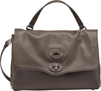 Zanellato Postina Saeta Small - Dames - Handtassen - Bruin - ONE Size - Leer - Tassen