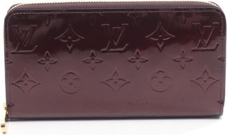 Louis Vuitton Amarante Purple Vernis Leather Long Wallet (Bi-Fold) (Pre-Owned)