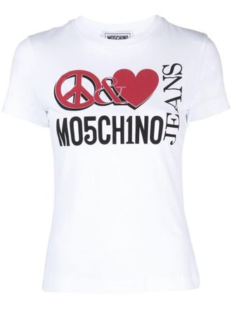 Moschino T-shirt con stampa - Bianco