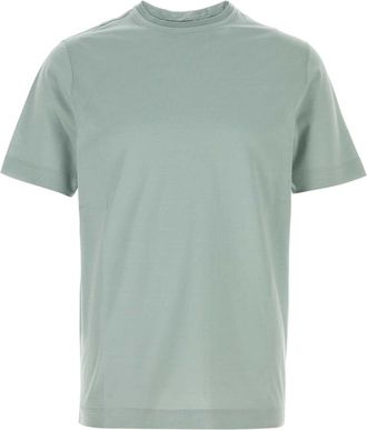Canali Mint Green Cotton T Shirt