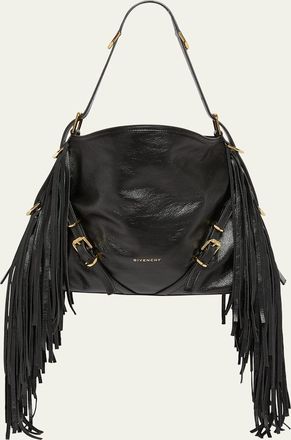 Givenchy Voyou Medium Shoulder Bag in Fringe Leather