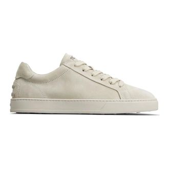 Tod's Tods, Sneakers, male, Beige, Size: 11 US Beige Suede Sneakers with Rubber Outsole