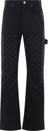 Amiri straight-leg jeans - men - Virgin Wool/Cotton - 54 - Black