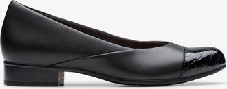 Clarks Juliet Rise Zwarte Leren Schoenen