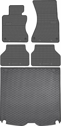 OEM Juego De Alfombrillas De Goma Para Coche Y Alfombrilla Para Maletero Para Bmw Serie 5 E61 Familiar (2004-2010)