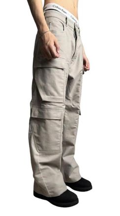 Rick Owens Current Twill Pearl Double Cargo Pants Size M