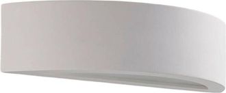 Lindby Lindby - L&aacute;mpara De Pared aurel En Blanco Cer&aacute;mica, Arcilla, Yeso