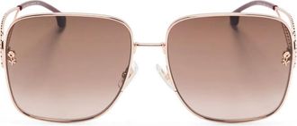 Etro square-frame sunglasses - women - Metal - 61 - Gold