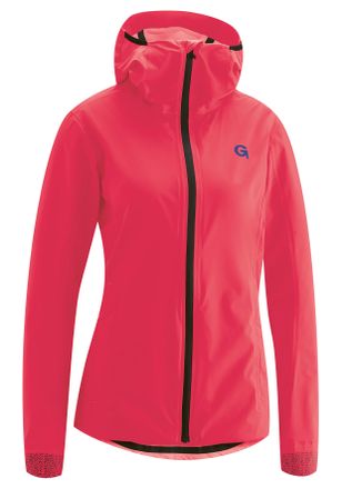 Gonso Fahrradjacke GONSO Save Jacket Trail W, Damen, Gr. 34, neonpink, 100% Polyester, Jacken Fahrradjacke, Damen Regenjacke wind- und wasserdicht, Radjacke