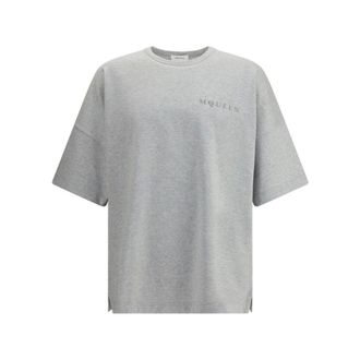Alexander McQueen Hombre, Camisetas, Gris, Talla: XL