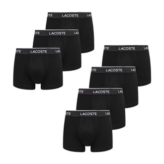 Lacoste Boxer Shorts 7-Pack - - Underwear - Uomo - Nero - S