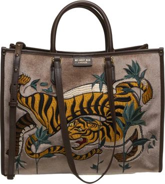 My Best Bags Firenze Bolso Tote Atena Essence-Tiger - Bags - Mujer - Multicolor - ONE SIZE