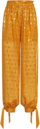 Taller Marmo Giuni Pants - Dames - Broeken - Oranje - 2XS - Leer - Broeken