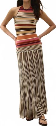 Faithfull The Brand Maretta Maxi Dress In Murano Amber