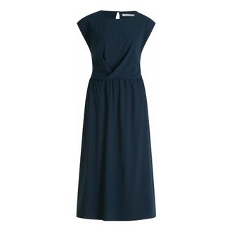 Betty & Co Mouwloze Maxi Jurk - Dames - Jurken - Blauw - Maat: M