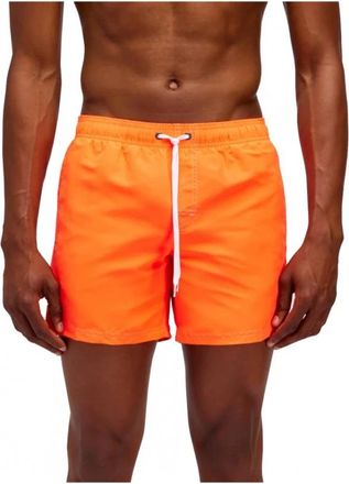 Sundek Iconische Taffeta Heren Boxershort - Heren - Strandmode - Oranje - S - Nylon - Badmode