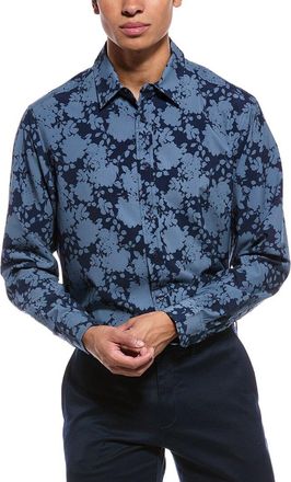 Report Collection 4-Way Printed Woven Sport Shirt