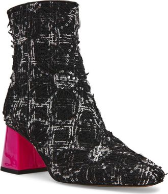 Betsey Johnson Stevie Bootie in Black Multi at Nordstrom, Size 6.5