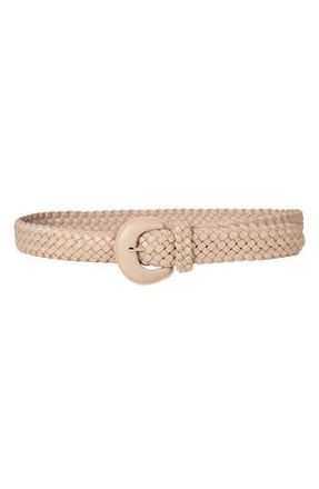 Linea Pelle Braided Belt in Light Tan at Nordstrom Rack, Size X-Large