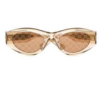 Gucci Sunglasses, female, Brown, Size: ONE SIZE 7423 Sunglasses