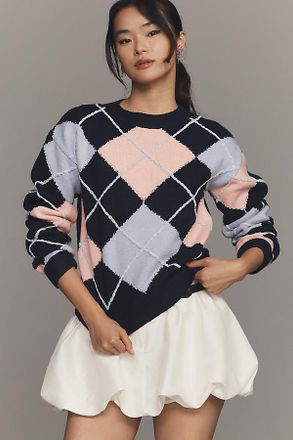 English Factory Petite Fairisle Pullover Sweater