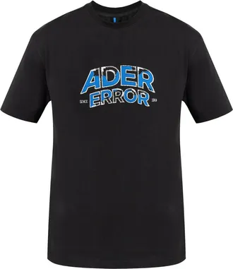 Ader Error Logo-embroidered Drop Shoulder T-shirt