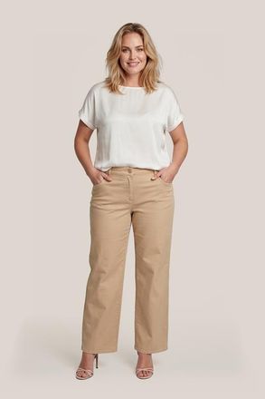 Mart Visser Livia Denim Broek Zand Maxi