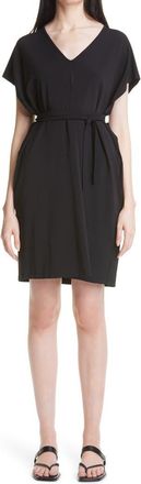 Max Mara Pavento Jersey Cover-Up Minidress in Black at Nordstrom, Size Medium