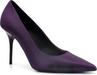 Love Moschino D&eacute;collet&eacute; - Dames - Pumps - Paars - 39 EU - Leer - Schoenen