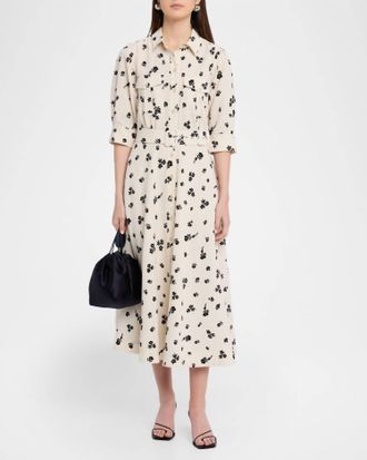 Essentiel Jizo Shirt Dress In Off White