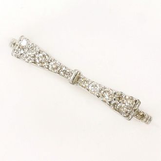 C&A Platinum 900 Band Ring (Pre-Owned)