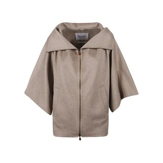 Max Mara Mxmala - Dames - Jassen - Beige - Maat: 2XS