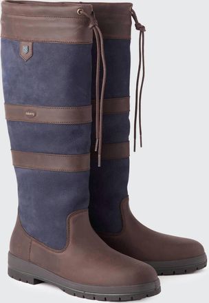 Dubarry Womens Galway Country Boot In Navy/brown