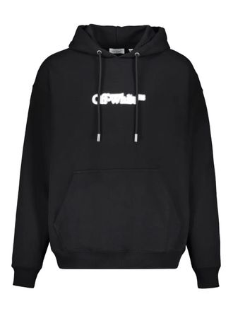 Off-white Arrow-motif hoodie - men - Fabric - M - Black
