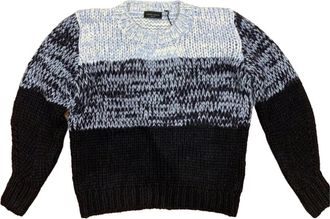 Roberto Collina Trui - Dames - Ronde hals truien - Blauw - L - Truien & Vesten