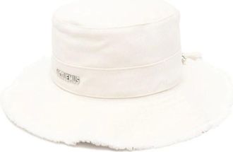 Jacquemus Dames, Accessoires, Wit, Maat: 56 CM Katoen