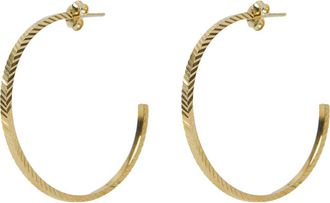 Argento Vivo Large Hoop Earrings in Gold at Nordstrom