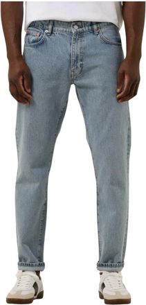 Woodbird Heren Straight Leg Blauwe Jeans - Heren - Regular Fit Jeans - Blauw - W33 L32 - Jeans