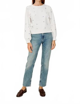 Rails Tiffany Embroidered Sweatshirt In Blue