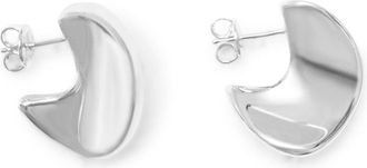 Bottega Veneta SILVER EARRINGS WITH A GEOMETRIC DESIGN - Bottega Veneta - Woman