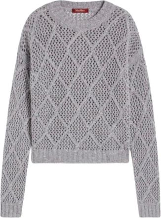 Max Mara Su&eacute;ter Ellade - Knitwear - Mujer - Gris - L