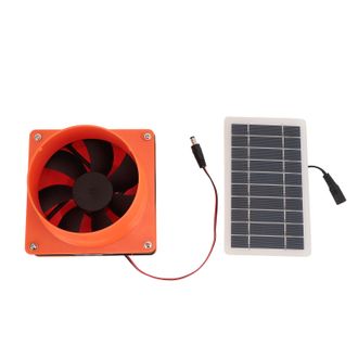 OEM Ventilador Extractor Solar De 10 W Y 5 V Para Ventilaci&oacute;n, Panel Abs Monocristalino, Kit Para El Hogar, Refugio De Mascotas O Gallinero