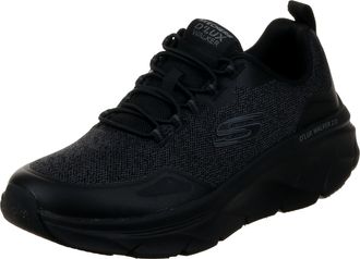 Skechers Mens Dlux Walker 2.0 Steadyway Sneaker, Black/Black, 16 X-Wide