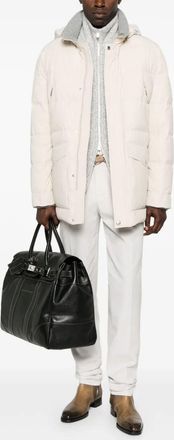 Brunello Cucinelli Padded Jacket With Detachable Hood