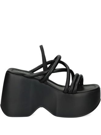 Vic Mati&eacute; 110mm platform sandals - Black