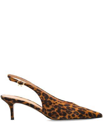 Gianvito Rossi Pumps con cinturino posteriore - Marrone